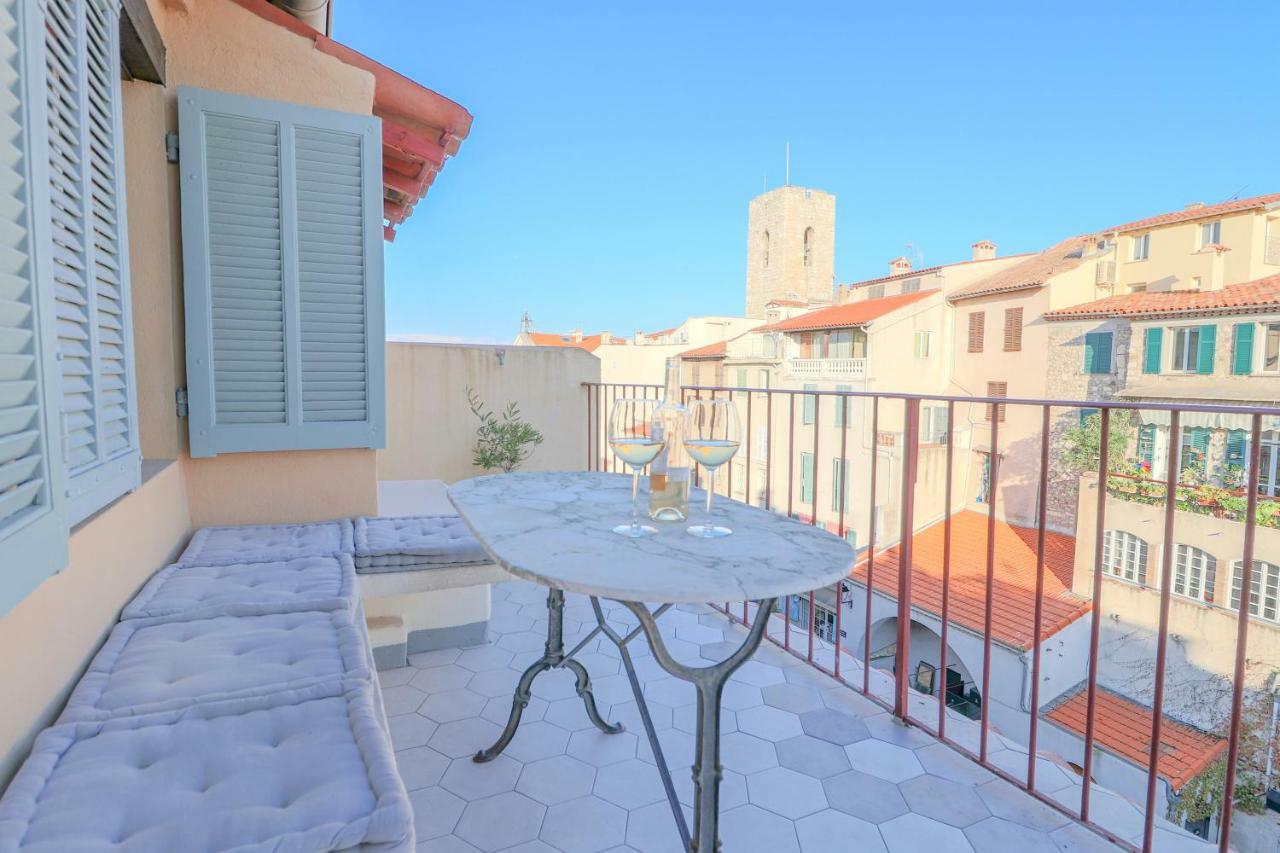 Clt - Unique Duplex & Terrace On The Provencal Market Antibes Eksteriør bilde