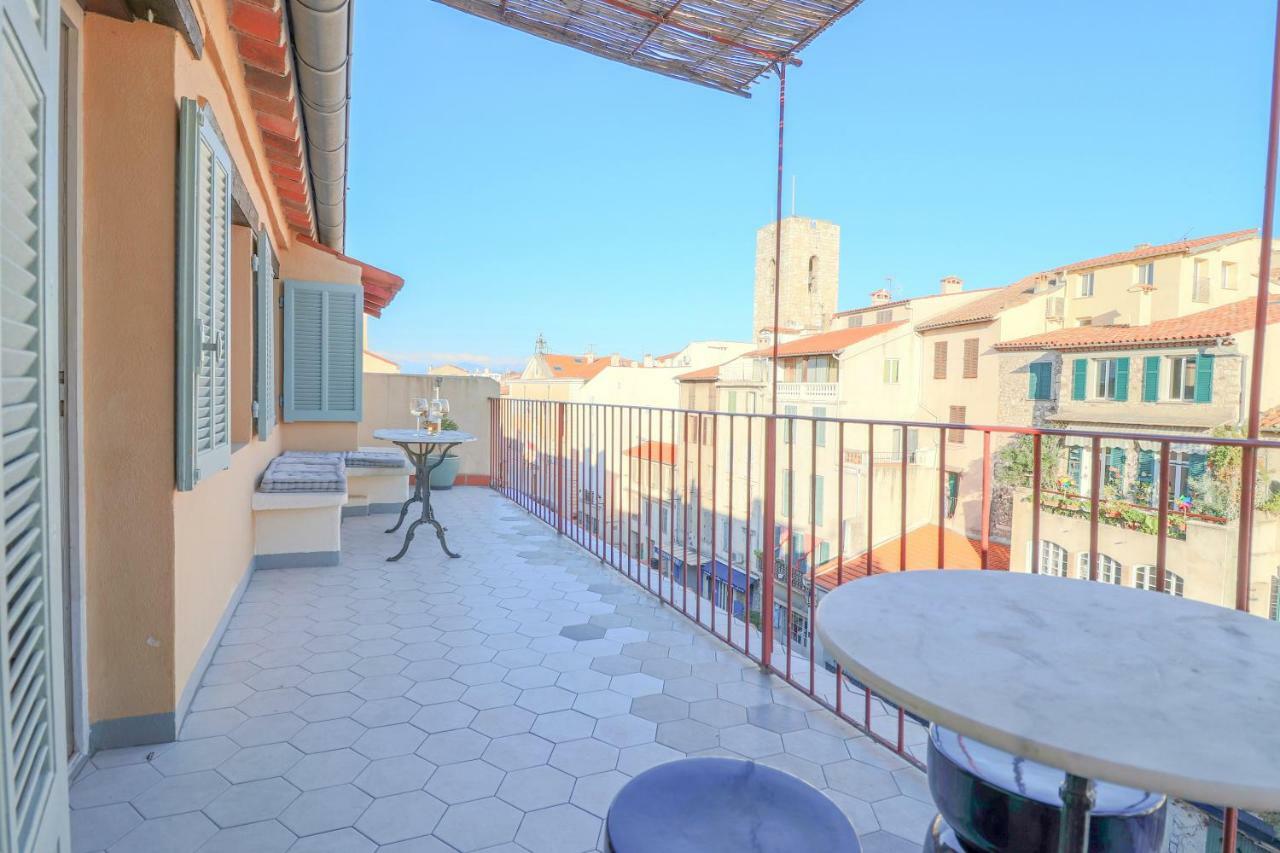 Clt - Unique Duplex & Terrace On The Provencal Market Antibes Eksteriør bilde