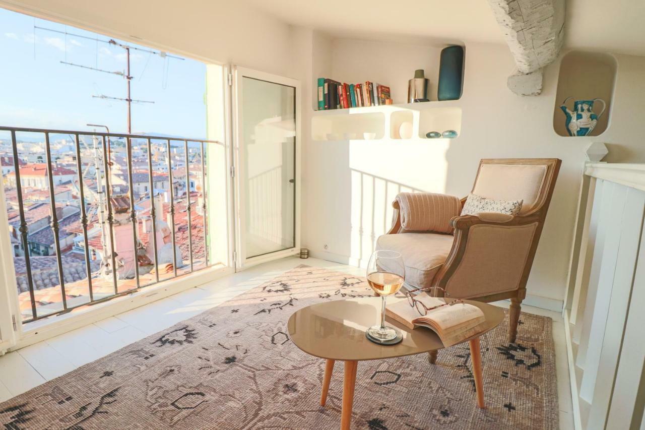 Clt - Unique Duplex & Terrace On The Provencal Market Antibes Eksteriør bilde